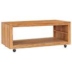 vidaXL Coffee Table 110x60x40 cm Solid Teak Wood