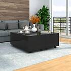 vidaXL Coffee Table High Gloss Black 100x100x35 cm