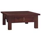vidaXL Kahvipöytä Classical Brown 68x68x30 cm Solid Mahogany Wood