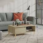 vidaXL Coffee Table Sonoma Oak 90x60x35 cm Chipboard