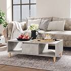 vidaXL Coffee Table Concretre Grey 103.5x60x35 cm Chipboard