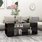 vidaXL Coffee Table Black 100x50x40 cm Chipboard
