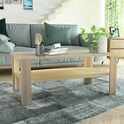 vidaXL Coffee Table Chipboard 100x59x42 cm Oak