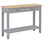 vidaXL Console Table Grey 110x35x80 cm Wood