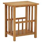 vidaXL Magazine Table 45x35x55 cm Solid Oak Wood