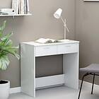 vidaXL Desk White 80x40x75 cm Chipboard