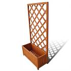 vidaXL Trellis Planter 70 x 30 135 cm