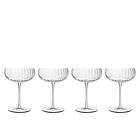 Luigi Bormioli Optica Champagneskål 30cl 4-pack