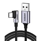 Ugreen USB A 2.0 - USB C (angled) 3.0 1m