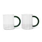 Ferm Living Still Glass Mugg 34cl 2-pack