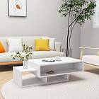 vidaXL Soffbord Svart 105x55x32 Spånskiva
