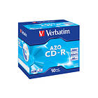 Verbatim CD-R 700MB 52x 10-pack Jewelcase Crystal