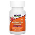 Now Foods Vitamin D-3 10000IU 240 Kapslar