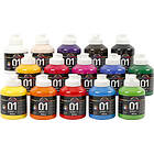 A-color Glossy Akrylfärg Set 15x500ml