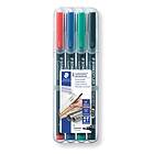 Staedtler Universal Lumocolor 318 Permanent F Tuschpennor 4-pack