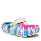 Crocs Classic Tie Dye Lined Clog (Unisex)