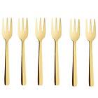 Aida Raw Gold Cake Fork 6-pack