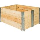 TecTake Pallkrage 3 120x80cm (Natur)