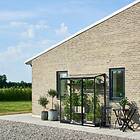 Halls Qube Lean-to Väggväxthus 1.3m²