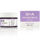 Q+A Chamomile Night Cream 50g
