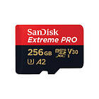 SanDisk Extreme Pro microSDXC Class 10 UHS-I U3 V30 A2 200/140MB/s 256GB