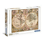 Clementoni Old Map Puslespill 3000 Bitar
