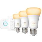 Philips Hue White Ambiance LED Starter Pack E27 A60 2200K-6500K 1100lm 8W 3-pack