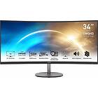 MSI Pro MP341CQ 34" Ultrawide Curved Gaming WQHD