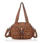 Angelkiss Washed Leather Handbag Unique Style For Women