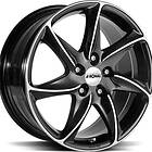 Ronal R51 Jet Black Front Cut 8X17 5/112 ET35 CB76