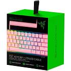 Razer Razer PBT Keycap + Coiled Cable Upgrade Set Quartz Pink Collection