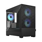 Fractal Design Pop Mini Air RGB Black TG Clear (Svart)