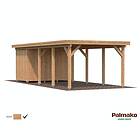 Palmako Förråd 5,8m² tillbehör Carport Karl 23,1m²