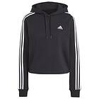 Adidas Essentials 3-stripes French Terry Crop Hoodie (Dame)