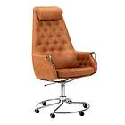 Bruno Mathsson Milton Hög Skinn Office Chair