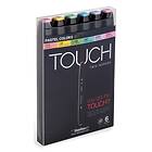 Touch Twin Marker 6-set Pastel