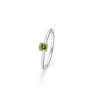 Mads Z Poetry Solitaire Ring Peridot-54 (ring) Dam 925 sterling sølv