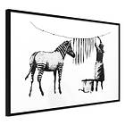 Artgeist Poster Affisch Washing Zebra Banksy: [Poster] 60x40 A3-DRBPRP0159l_cr