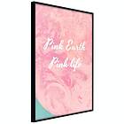 Artgeist Poster Affisch Pink Earth Life [Poster] 20x30 A3-DRBPRP1145s_cr