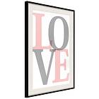 Artgeist Poster Affisch Grey Love [Poster] 40x60 A3-DRBPRP1247l_cr_pp