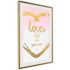 Artgeist Poster Affisch Love Is Where You Are [Poster] 40x60 A3-DRBPRP1596l_zr_pp