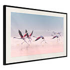 Artgeist Poster Affisch Flamingos Race [Poster] 45x30 A3-DRBPRP0126m_cr_pp