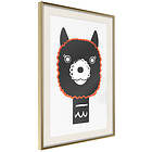 Artgeist Poster Affisch Decorative Alpaca [Poster] 40x60 A3-DRBPRP1253l_zr_pp