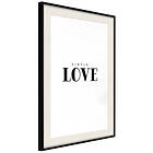 Artgeist Poster Affisch Simple Love [Poster] 20x30 A3-DRBPRP1261s_cr_pp