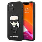 Karl Lagerfeld KLHCP13SOKPK iPhone 13 mini Saffiano Ikonik `s Patch