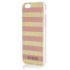 Guess GUHCP6STGPI iPhone 6 Rosa / 6S Chic Stripes 3D