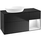 Villeroy & Boch Tvättställsskåp Finion med 3 Lådor Hylla och Bänkskiva för Ocentrerat från Artis Collaro FA52MTPD
