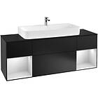 Villeroy & Boch Tvättställsskåp Finion med Två Hyllor och Bänkskiva för Centrerat F212MTPD