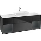 Villeroy & Boch Tvättställsskåp Finion med Två Hyllor och Bänkskiva för Fristående från Artis Collaro F861HGPD