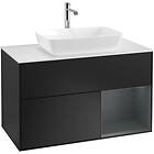 Villeroy & Boch Tvättställsskåp Finion med 2 Lådor Hylla och Bänkskiva för Fristående från Artis Collaro F781HGPD